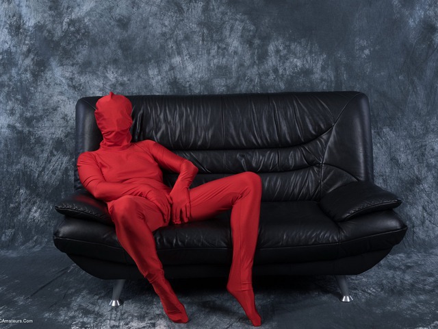 HotMilf - Posing In My Red Funsuit Pt1