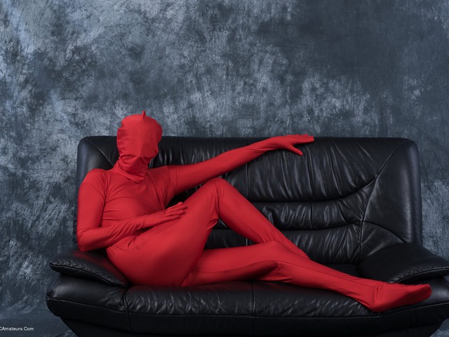 HotMilf - Posing In My Red Funsuit Pt2