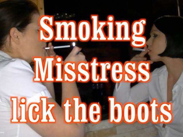 AngelEyes - Smoking Mistresses  The Boot Slave